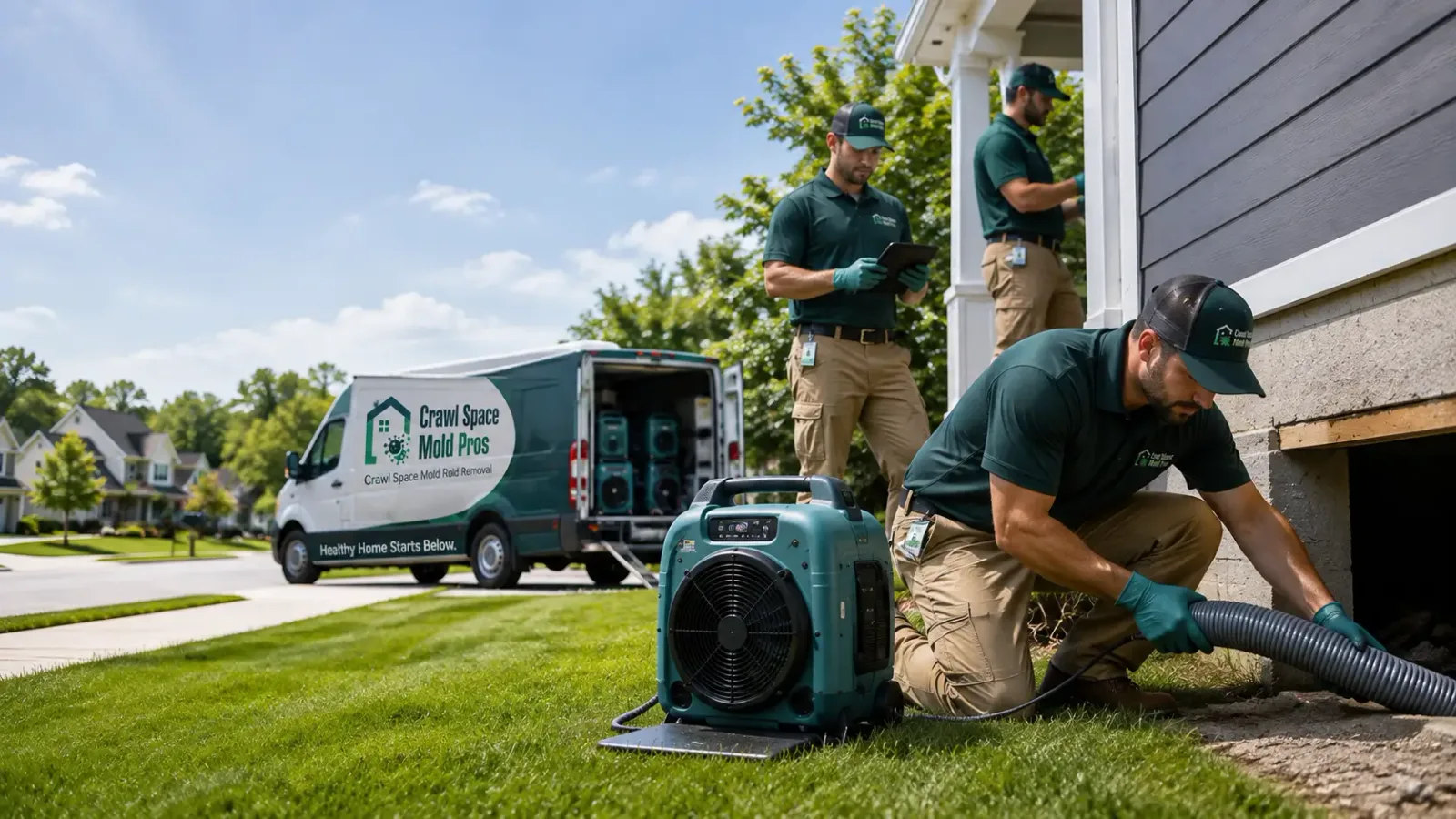 Crawl Space Mold Removal in Summit Hill, PA